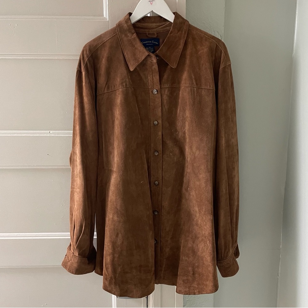 Charter Club Vintage Leather Shirt